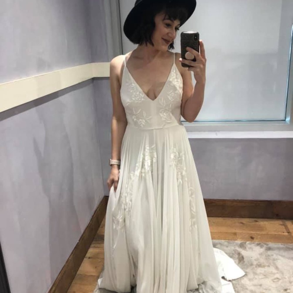 BHLDN Bonaire Dreams of You Wedding Gown Size 0 - Picture 12 of 16